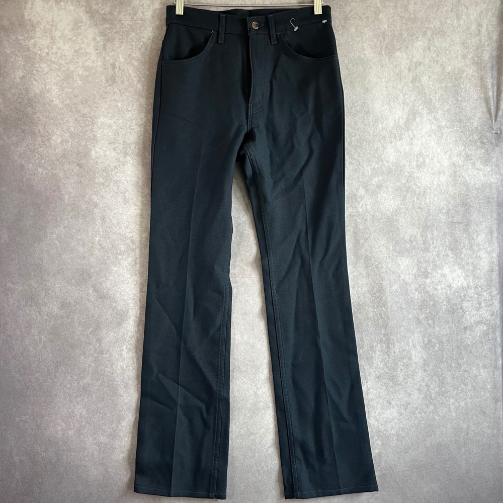 Levi's Sta-Prest Trousers Mens 31x34 Dark Blue Vintage 90s Made in USA 517 Style
